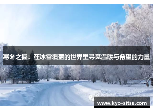 寒冬之握：在冰雪覆盖的世界里寻觅温暖与希望的力量